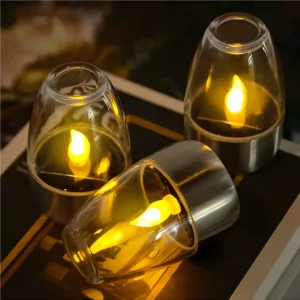 Exquisite candle solar lamp